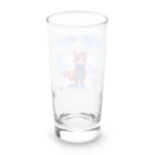 ビビりな番犬くんのふわふわフレンズ！にゃんこ Long Sized Water Glass :back