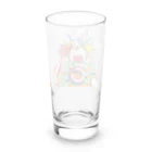 freehandのファンキーでLUCKYなロゴ Long Sized Water Glass :back