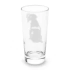 jastice1037の見返り犬ジャスティス Long Sized Water Glass :back