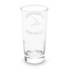 Astrio SUZURI店のヒレナガネジリンボウ　黒文字 Long Sized Water Glass :back