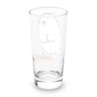 ほかほかしろくまのあったかざっかやのエッグシャンなしろくま Long Sized Water Glass :back