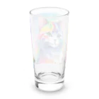 山田綾の虹色ネコちゃん Long Sized Water Glass :back