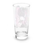 ぴよ♡のピンク髪女の子 Long Sized Water Glass :back