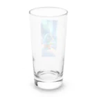 かめのオアシスのかめっちオーロラ見て感動 Long Sized Water Glass :back