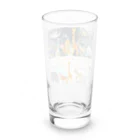 Kazusanの動物たちの行進「Marche pour la vie」バージョン Long Sized Water Glass :back