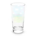 kimchinのテレビの<しばらくお待ちください>のテロップ画面 Long Sized Water Glass :back