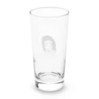 道草屋のテントのなかの休息 Long Sized Water Glass :back