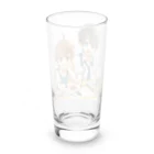 可愛い男の子イラスト販売所　By,keicyanの男の子　中学1年生　美術部 Long Sized Water Glass :back