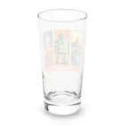 mirinconixの僕らの味方っぽい4機のレトロなロボットくん達 Long Sized Water Glass :back