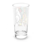 Ppit8のにわとりさん朝ごはんを食べる！ Long Sized Water Glass :back