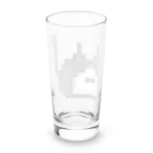 ねこさん爆発ショップのハチワレねこさんドット（ファビコン）  Long Sized Water Glass :back