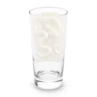龍のエネルギーの煌めくゴールドドラゴン Long Sized Water Glass :back