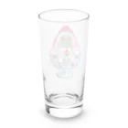 犬グッズの店しえるぶるーのかき氷ワンちゃん　氷イチゴ　ペキニーズ　フォーン Long Sized Water Glass :back