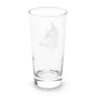 愛犬太郎のグッズの太郎の横顔【柴犬】 Long Sized Water Glass :back