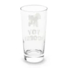 onehappinessのトイプードル　迷彩柄 Long Sized Water Glass :back