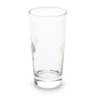 なてぃ子.  ハムスターのカップケーキハムたち Long Sized Water Glass :back