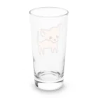 akane_art（茜音工房）のゆるチワワ（オレンジ） Long Sized Water Glass :back