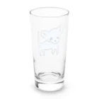 akane_art（茜音工房）のゆるチワワ（ブルー） Long Sized Water Glass :back