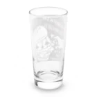 イラスト MONYAAT のGz かぼちゃバーガーＤ_M Long Sized Water Glass :back