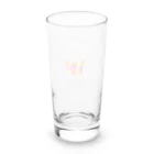 なでしこ@デザインのポップコーン Long Sized Water Glass :back