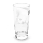 akane_art（茜音工房）のモノクロチワワ（アンニュイ1） Long Sized Water Glass :back