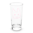 武者小路夕桐のピンク猫 Long Sized Water Glass :back