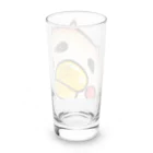 Katsf family samisamiのひょっこりピヨ…背景透過バージョン Long Sized Water Glass :back