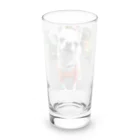 akane_art（茜音工房）のカラフルチワワ（フラワー） Long Sized Water Glass :back