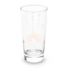ハナのお店の眠り猫（川柳） Long Sized Water Glass :back