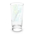 志瓜のSUZURIのカエルとアルトクラリネット Long Sized Water Glass :back