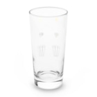 L_arctoaのカマキリの昼と夜の複眼（絵文字、背景透過ver） Long Sized Water Glass :back