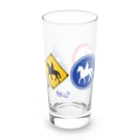 モノツクルヒト　Fuku～ふく～の馬標識 Long Sized Water Glass :back