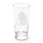 コザTAROのキメ顔カラス Long Sized Water Glass :back