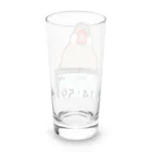 Lily bird（リリーバード）の「小鳥が眠りたがってるんだ」（シナモン文鳥） Long Sized Water Glass :back