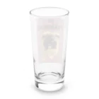 ペキニーズ好きによるペキニーズグッズ屋さんのペキニーズ レトロポスター風 Long Sized Water Glass :back