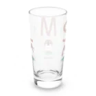 イラスト MONYAAT のスズメがちゅん SMLTシャツ Long Sized Water Glass :back