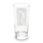 HermannStrasseのフェルメールとグリーンイグアナ Long Sized Water Glass :back