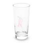 ヨープキャンが気になったの何かを見ている猫さん Long Sized Water Glass :back