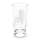 白山羊(シロヤギ)のダックスフンド ケルベロス Long Sized Water Glass :back