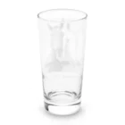 SHOP HAPPY HORSES（馬グッズ）のスピプー（モノクロ） Long Sized Water Glass :back