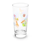 朱留のお祭りコーギー犬 Long Sized Water Glass :back