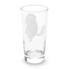 かわむショップ　suzuri支店の踊るもふもふ Long Sized Water Glass :back