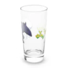 LalaHangeulのマレーバク　ハングルデザイン Long Sized Water Glass :back