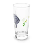 LalaHangeulのマレーバクの子供 ハングルデザイン Long Sized Water Glass :back