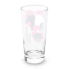 LalaHangeulのマレーバク　似てないけど親子です Long Sized Water Glass :back