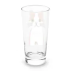 aiueoneko358の茶ハチワレちゃん Long Sized Water Glass :back