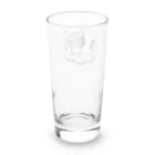 イラスト MONYAAT のワンポイント 牛のギュウギュウB Long Sized Water Glass :back