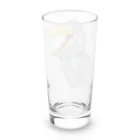 森図鑑の[森図鑑] 口開けハシビロコウ Long Sized Water Glass :back