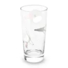 まめるりはことりの幸せ文鳥ちゃん【まめるりはことり】 Long Sized Water Glass :back