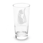 kocoon（コクーン）の夜型生活のネコ Long Sized Water Glass :back